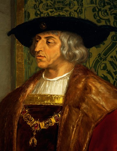 Itävallan Maximilian I:n muotokuva (Wiener Neustadt tekijältä Josef and Mayrhofer Friedrich Kiss