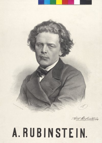 A. Rubinstein tekijältä Josef Nikolaus Kriehuber