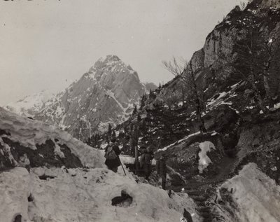 Albumi "Oma maailmansota - muistoja Lounaisrintamasta Kärntenissä, Italiassa, Trentino-Alto Adigessa) 31.3.1915-12.11.1918 - Josef Zohlen Wien": Rosskofel (Monte Cavallo) ( tekijältä Josef Zohles