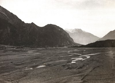 Albumi "Oma maailmansota - muistoja lounaisrintamasta Kärntenissä, Italiassa, Trentino-Alto Adigessa) 31.3.1915-12.11.1918 - Josef Zohlen Wien": Tagliamento-joki Mo:ssa tekijältä Josef Zohles