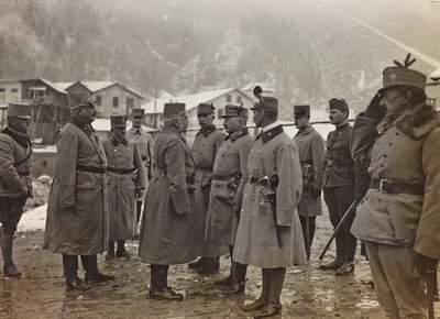 Albumi "Oma maailmansota - muistoja Lounaisrintamasta Kärntenissä, Italiassa, Trentino-Alto Adigessa) 31.3.1915-12.11.1918 - Josef Zohlen Wien": arkkiherttua Frederick of tekijältä Josef Zohles