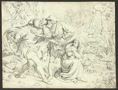Els assassins de Genoveva prenen Pityfinnish tekijältä Josef von Führich
