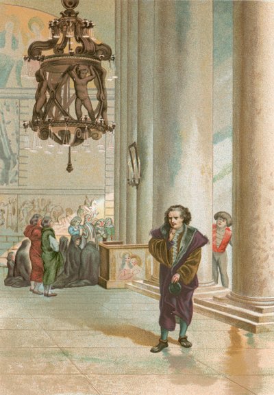 Galileo Pisan katedraalissa tekijältä Josep or Jose Planella Coromina