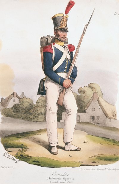 Grenadieri vartija tekijältä Joseph Louis Hippolyte Bellange