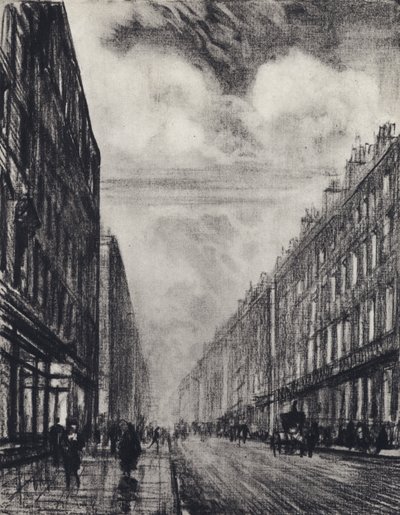 Baker Street (litho) tekijältä Joseph (after) Pennell