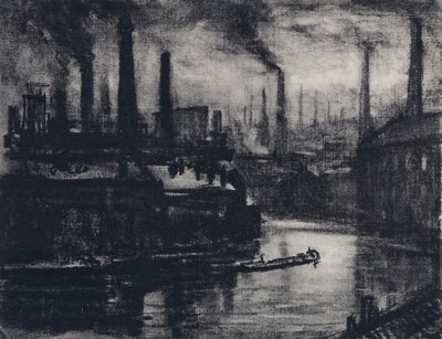 East London (litho) tekijältä Joseph (after) Pennell