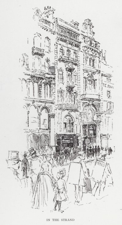 In the Strand (litho) tekijältä Joseph (after) Pennell