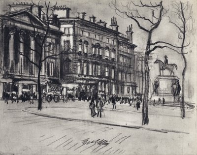 Piccadilly Palaces (litho) tekijältä Joseph (after) Pennell