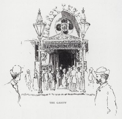 The Gaiety (litho) tekijältä Joseph (after) Pennell