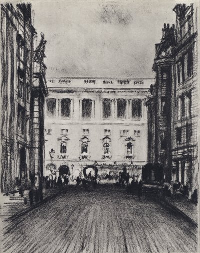 The Gaiety (litho) tekijältä Joseph (after) Pennell