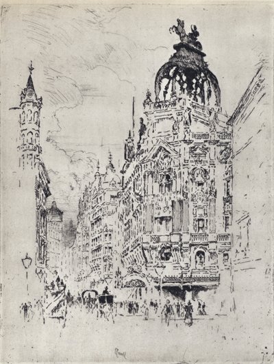 Hippodromi (litho) tekijältä Joseph (after) Pennell