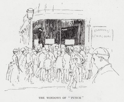 "Punchin" (litho) ikkunat tekijältä Joseph (after) Pennell