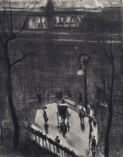 Under Charing Cross (litho) tekijältä Joseph (after) Pennell