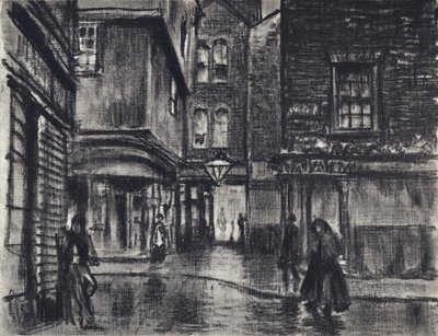 katoava Lontoo (litho) tekijältä Joseph (after) Pennell