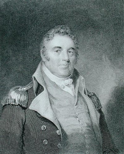 Richard Dale (1756-1826), kaiverrus Richard W. Dodson (1812-67) kopion jälkeen alkuperäisestä James Barton Longacren (1794-1869) maalauksesta (kaiverrus) tekijältä Joseph (after) Wood