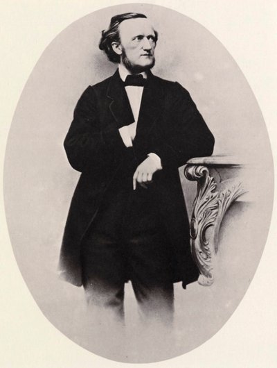 Richard Wagner, saksalainen säveltäjä, 1864 tekijältä Joseph Albert