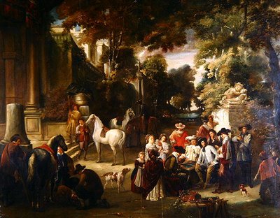 Fete Champetre (öljy kankaalle) tekijältä Joseph Anne Leroy