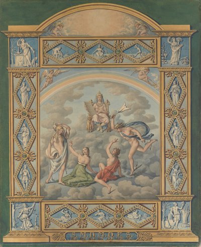 Viikkokalenteri, 1822. tekijältä Joseph Anton Koch
