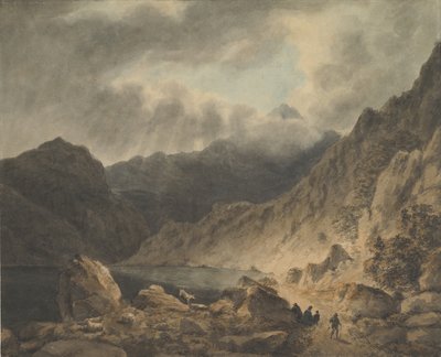 Storm Over A Lake, 1800-1811. tekijältä Joseph Barber.