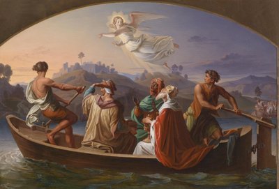 Die Heiligen Drei Könige am Weg nach Bethlehem tekijältä Joseph Binder