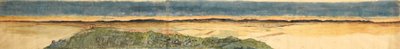 Luonnos täydellisen auringonpimennyksen vaikutuksista Pohjois-Espanjassa, 1860 tekijältä Joseph Bonomi