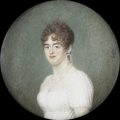 Cornelia Pullin muotokuva (k. 1809). Gerrit Jan van Houtenin vaimo tekijältä Joseph Boze