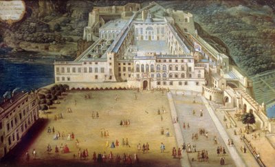 Palatsi Monacossa vuonna 1732 tekijältä Joseph Bressan