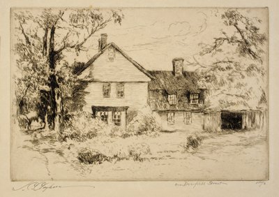 Deerfield Streetillä (Vanha talo Deerfieldissä) tekijältä Joseph C. Claghorn