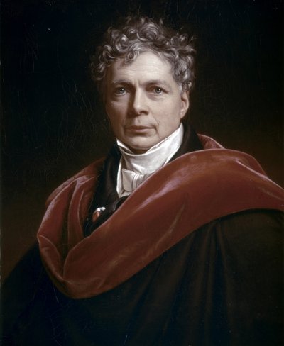 Friedrich Wilhelm SCHELLING, muotokuva 1835 (öljy kankaalle) tekijältä Joseph Carl Stieler