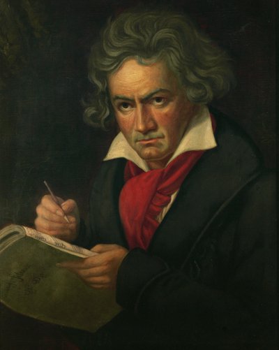 Ludwig van Beethoven ... (öljy kankaalle) tekijältä Joseph Carl Stieler