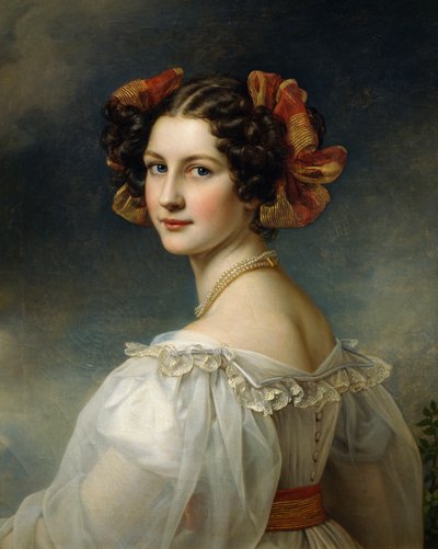 Auguste Stroblin muotokuva tekijältä Joseph Carl Stieler