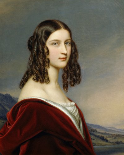 Friederike Von Freiin Gumppenbergin muotokuva tekijältä Joseph Carl Stieler