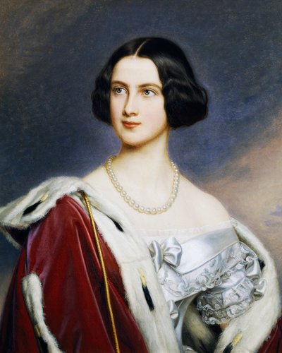 Muotokuva Marie of Preussiasta (Berliini tekijältä Joseph Carl Stieler
