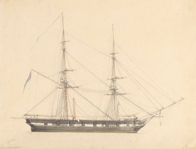 Single Brig Union Jackilla ja kolmella hahmolla tekijältä Joseph Cartwright