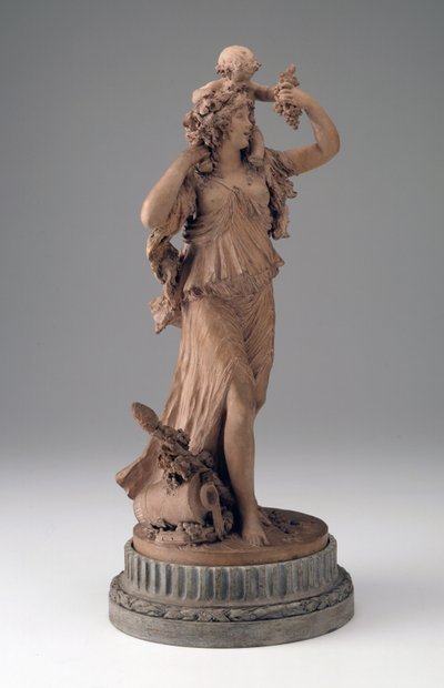 Bacchante kantaa lasta harteillaan, n. 1780-1796 tekijältä Joseph Charles Marin
