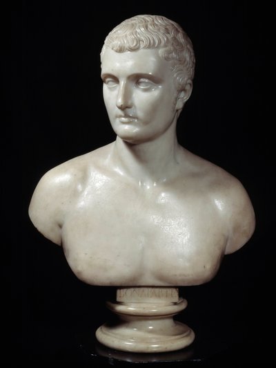Joseph Charles Marinin (1759-1834) Napoleon Marble -veistoksen isän Charles Marie Bonaparten (1746-1785) rintakuva 1800-luvun Pariisi, Thiersin säätiö tekijältä Joseph Charles Marin
