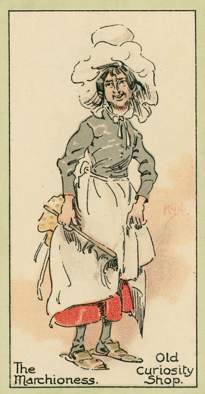 Maaherratar, Vanha kuriositeettikauppa (värilitografia) tekijältä Joseph Clayton (1856-1937) (after) Clarke