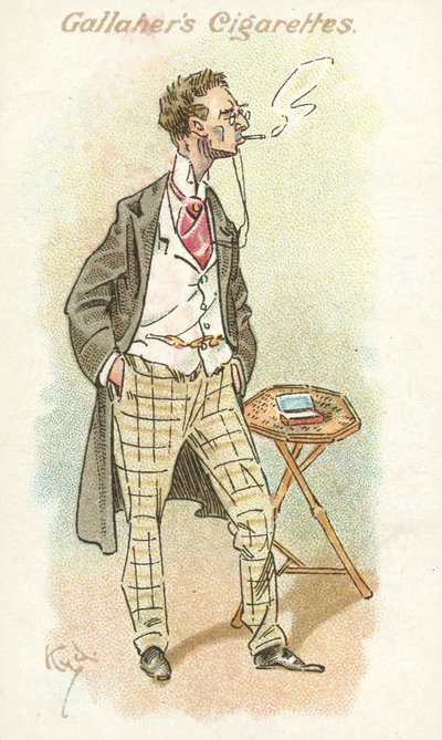 Rikkaruohon äänestäjät N:o 6 (värilitografia) tekijältä Joseph Clayton (1856 1937) Clarke
