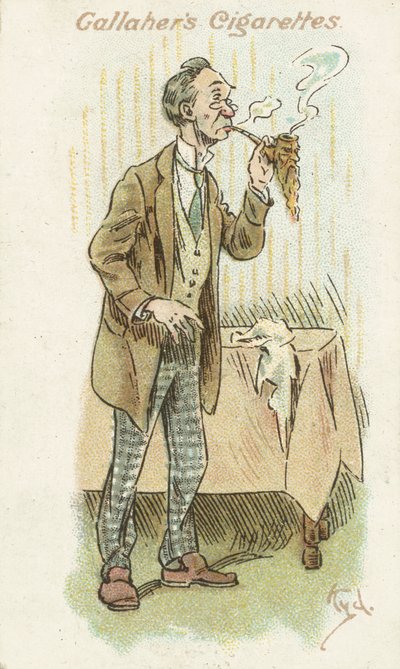 Rikkaruohon äänestäjät N:o 39 (värilitografia) tekijältä Joseph Clayton (1856-1937) Clarke