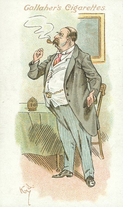 Rikkaruohon äänestäjät N:o 46 (värilitografia) tekijältä Joseph Clayton (1856 1937) Clarke
