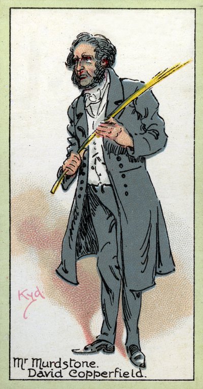 Mr. Murdstone, Charles Dickensin David Copperfieldistä, 1923 tekijältä Joseph Clayton Clarke