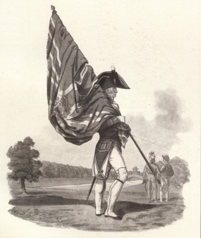 Vartijoiden upseeri täydessä pukeutumisessa, c1812 1909 tekijältä Joseph Constantine Stadler