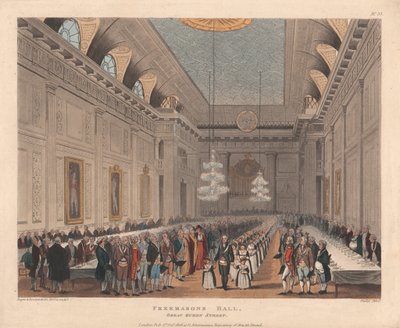 Freemasons Hall, Great Queen Street tekijältä Joseph Constantine Stadler
