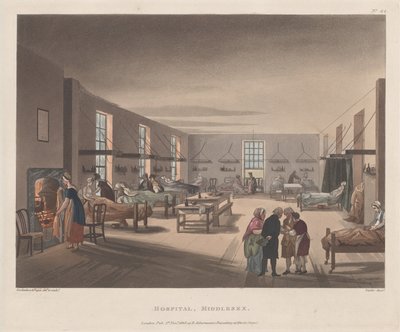 Sairaala, Middlesex, 1. huhtikuuta 1809, 1. huhtikuuta 1809. tekijältä Joseph Constantine Stadler