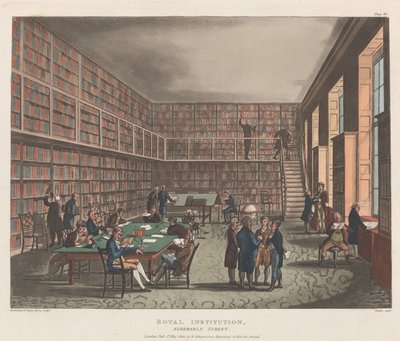 Royal Institution, Albemarle Street, 1. toukokuuta 1809, 1. toukokuuta 1809. tekijältä Joseph Constantine Stadler