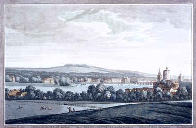 Thames-joki Batterseassa, Lontoossa, 1795 tekijältä Joseph Constantine Stadler