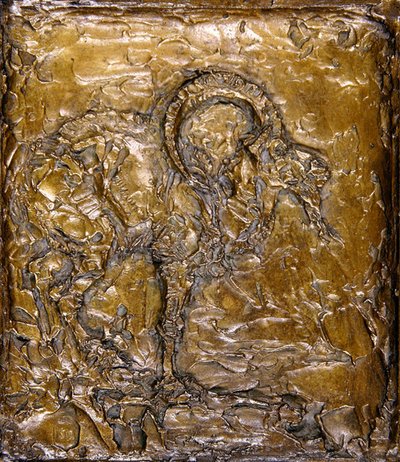 Kameli- ja Ibex Plaques (pronssi) (katso myös 351309) tekijältä Joseph Crawhall