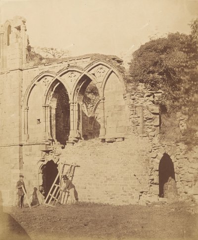 Easy Abbey. Ruokasali, 1850-luku. tekijältä Joseph Cundall