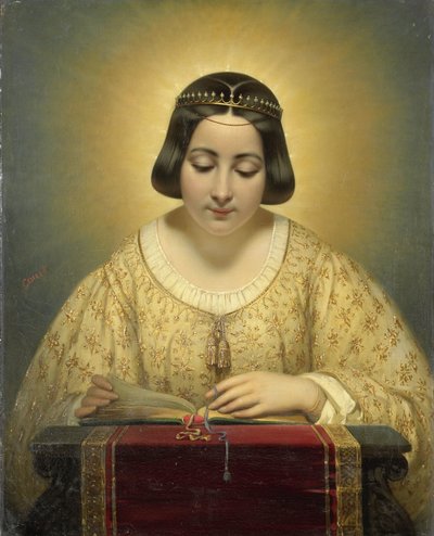 Pagèsin kreivitär, syntyperäinen de Cornellan, St Catherine tekijältä Joseph Desire Court