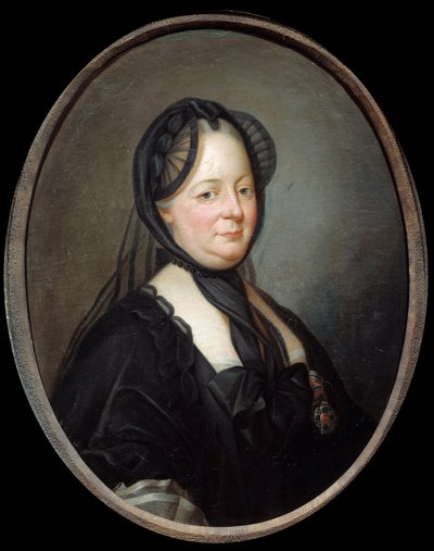 Muotokuva Marie Theresestä Itävallasta (1717-1780), Imperatrice Unkarin kuningattaresta ja Joseph Ducreux